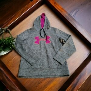 Under Armour Gray and Purple Hoodie